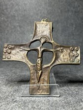 Brutalist Bronze Kreuz