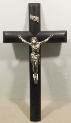 Großes schwarzes holzkreuz - großes, /